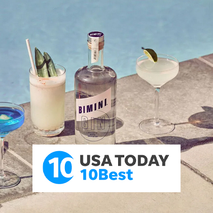 Bimini Gin earns 10 BEST from USA TODAY
